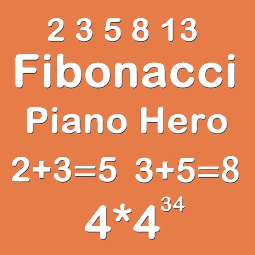 Piano Hero Fibonacci 4X4 - Sliding Number Block And Playing The Piano iOS App