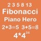 Piano Hero Fibonacci 4X4 - Sliding Number Block And Playing The Piano