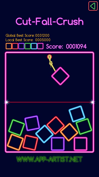 Cut-Fall-Crush: A unique and very challenging casual game