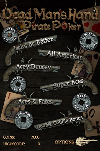 Dead Man's Hand Pirate Poker - Feel Super Jackpot Party and Win Big Prizes screenshot 2