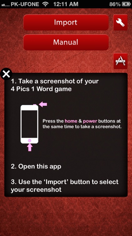 Cheats for "4 Pics 1 Word"