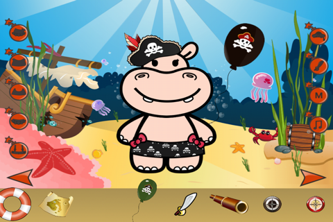 Hippo Dress Up Game screenshot 4