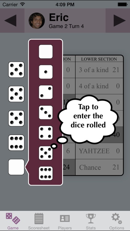 YZ Score - scoresheet for YAHTZEE®