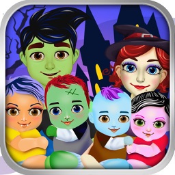 Halloween Mommy's Newborn Baby Doctor - My Make-up Salon Girl Games!