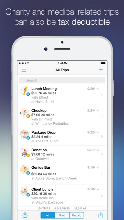 Mileage Log+ : Trip Log & Mileage Tracker