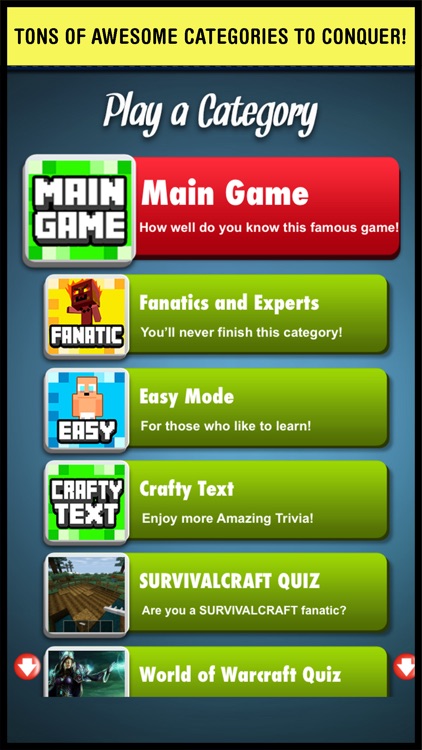 Pop Quiz Trivia - for Minecraft fans the best word guess game!