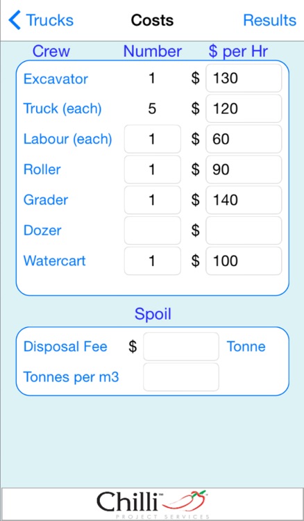 Earthworks Calculator