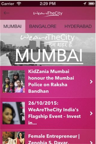 WeAreTheCity India Mobile screenshot 2