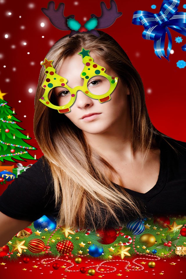 Xmas Dressup Salon Photo Effect App: Edit Your Pics And Selfie With Awesome Filters Effects And Lots of Editing Tools - Share Moments With Friends screenshot 3