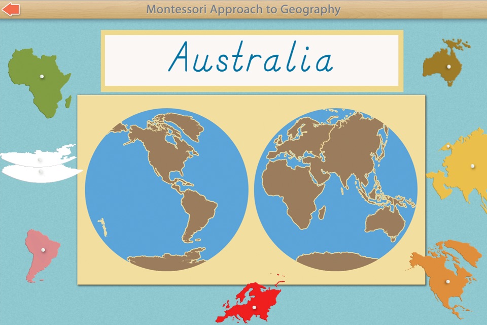 World Continents and Oceans - A Montessori Approach To Geography screenshot 4