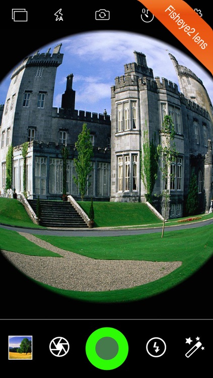 Fisheye Plus Free - Lomo Fisheye Camera with Crystal ball Lens and Color Flashlight
