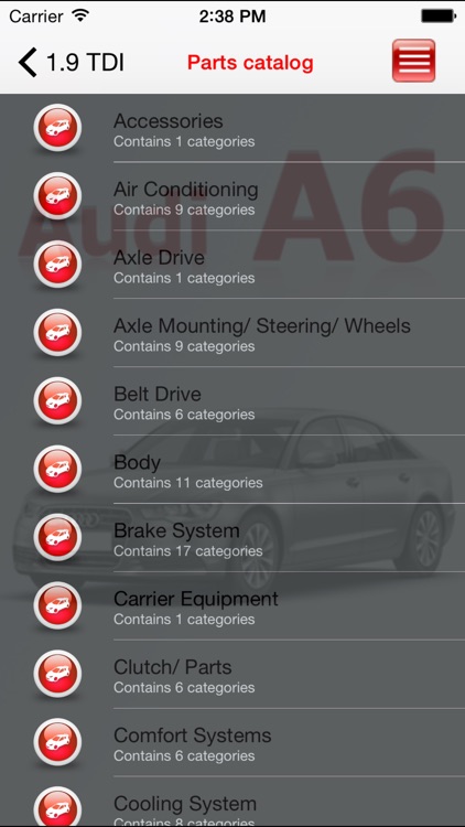 AutoParts Audi A6