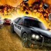 A 3D Real Police Car Speed Racing Fighter - High Speed Shooting Race Free Game