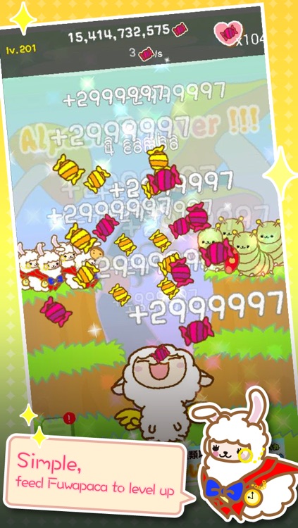 Fuwapaca in Wonderland - Alpaca Clicker game screenshot-0