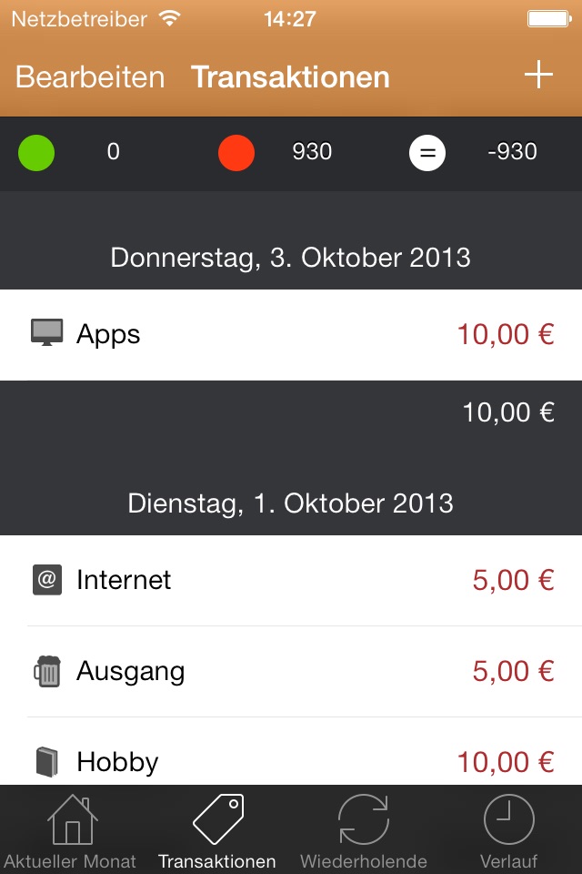 MoneyBook - finance with flair screenshot 2