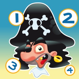 Pirate Counting Game for Children to Learn to Count