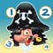 Pirate Counting Game for Children to Learn to Count