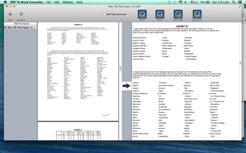 PDF To MS Word Converter thumbnail 2