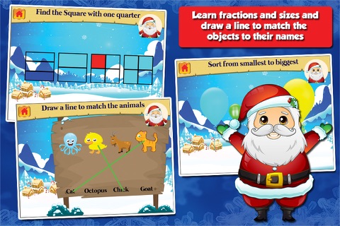 Christmas’ First Grade Learning Games for Kids screenshot 3