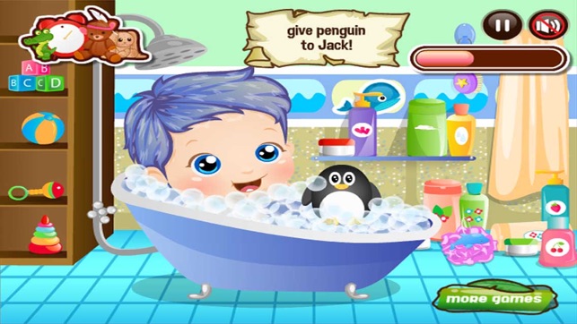 Care Baby - Feed him,Bath,Sleep,Play - Fun Kids Game(圖1)-速報App