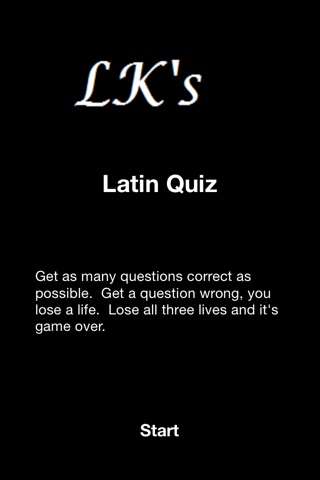 LatinQuizGame screenshot 3