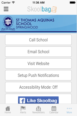 St Thomas Aquinas Springwood - Skoolbag screenshot 4