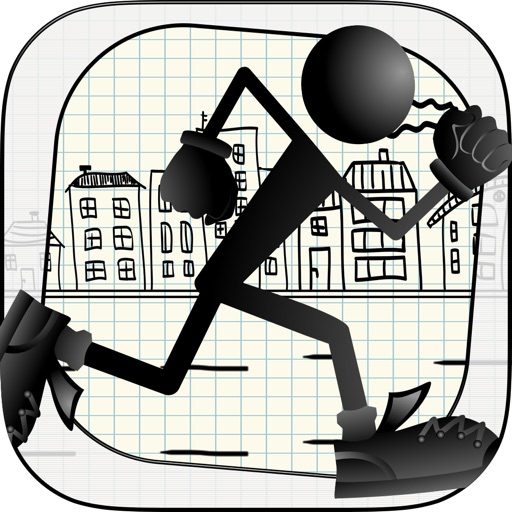 Run Jump Stickman Mania - cool street running arcade game icon