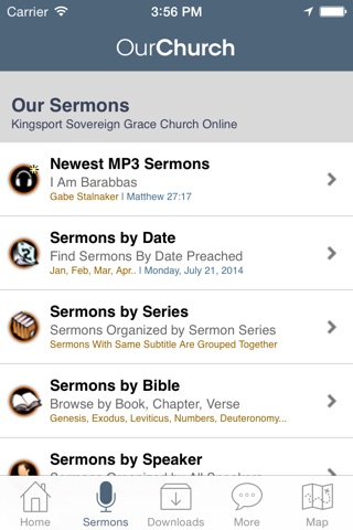 Kingsport Sovereign Grace screenshot 2