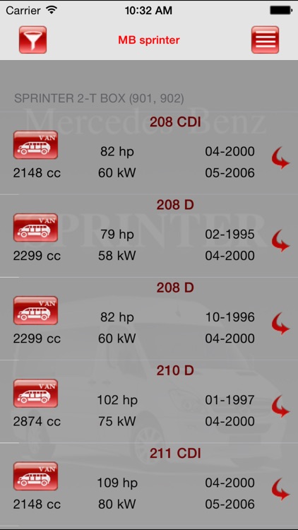Autoparts Mercedes-Benz SPRINTER screenshot-3