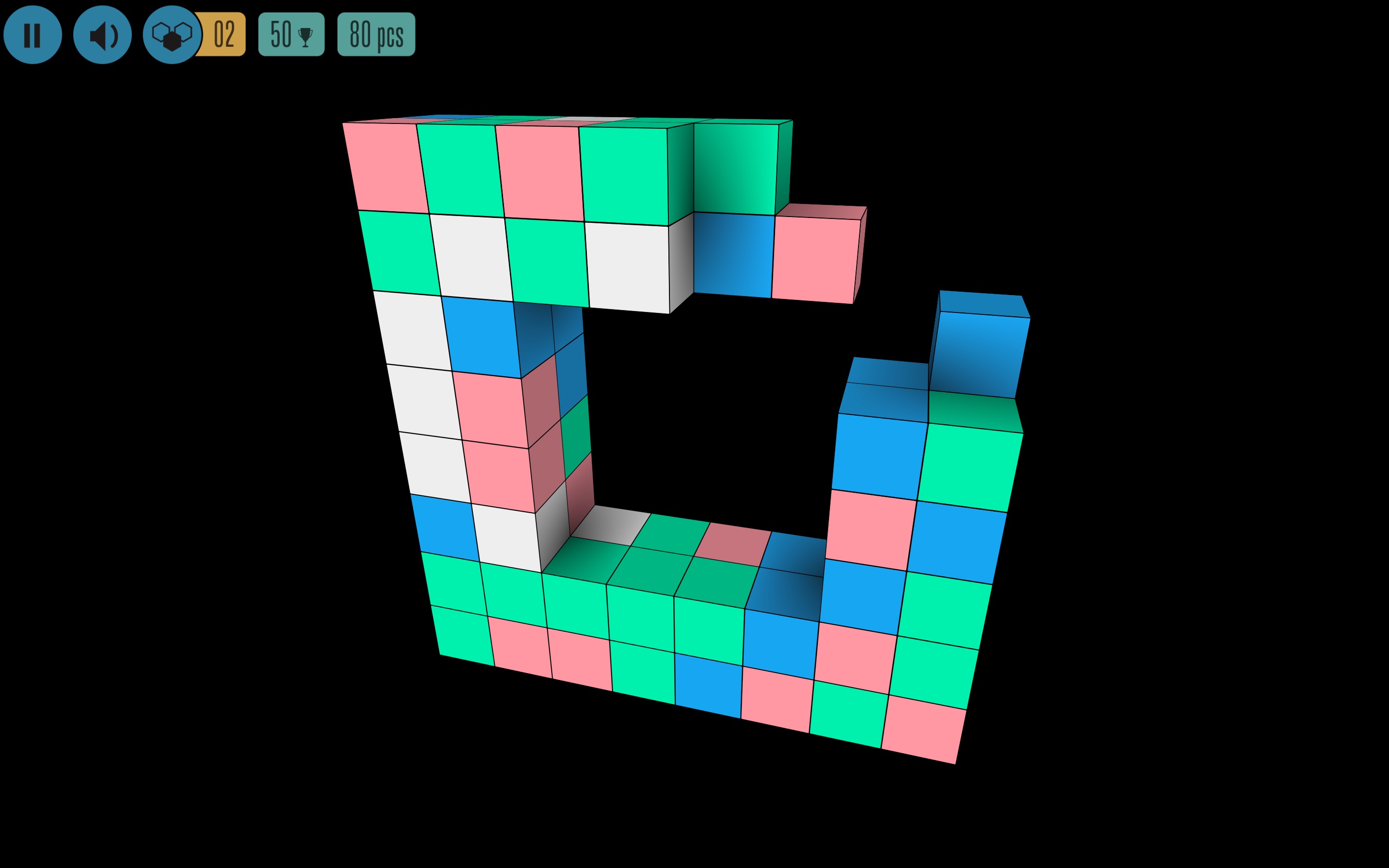 Screenshot do app Sea of Squares