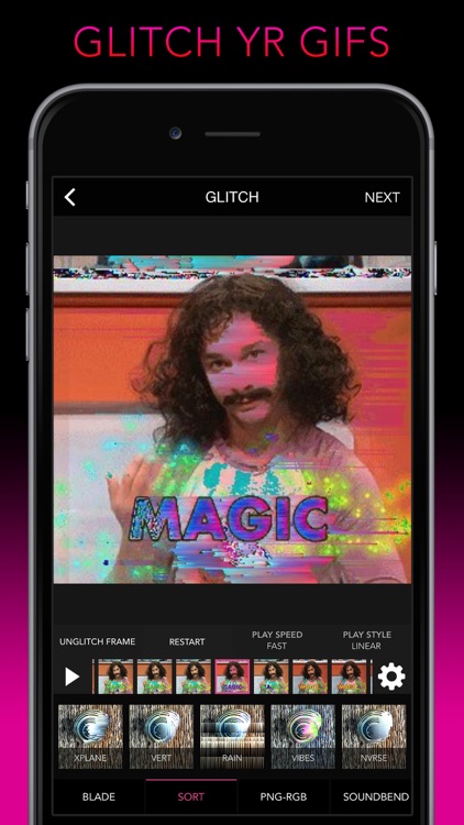 Glitch Wizard - Distort Photos to Trippy GIFs screenshot-0