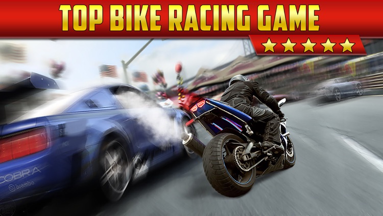 3D Motor  Bike  Drag  Race Real Driving Simulator Racing 