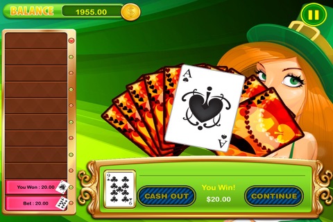 21 Lucky Lep Blackjack Hi-Lo (High-Low) Casino (St. Patty's Day Edition) 5 Free screenshot 4