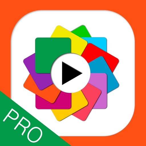 PicsVideo Pro Slideshow of photos, text and music and post to Instagram iOS App