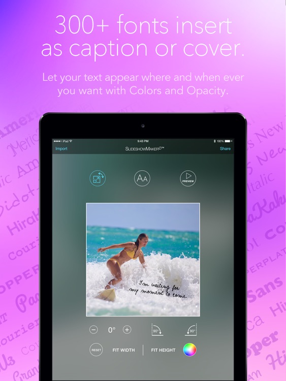Slideshow Maker Square - Video Slideshow Generator with Photos Musics and Text Caption for Instagram screenshot-3