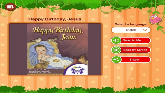 Happy Birthday Jesus - Read along intera