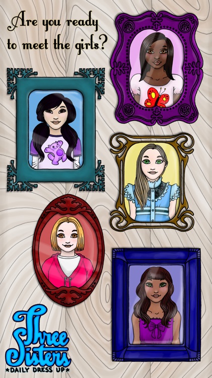 Three Sisters Daily Dress Up - Kids Game screenshot-4