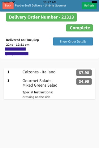 RDSCloud Restaurant App screenshot 2