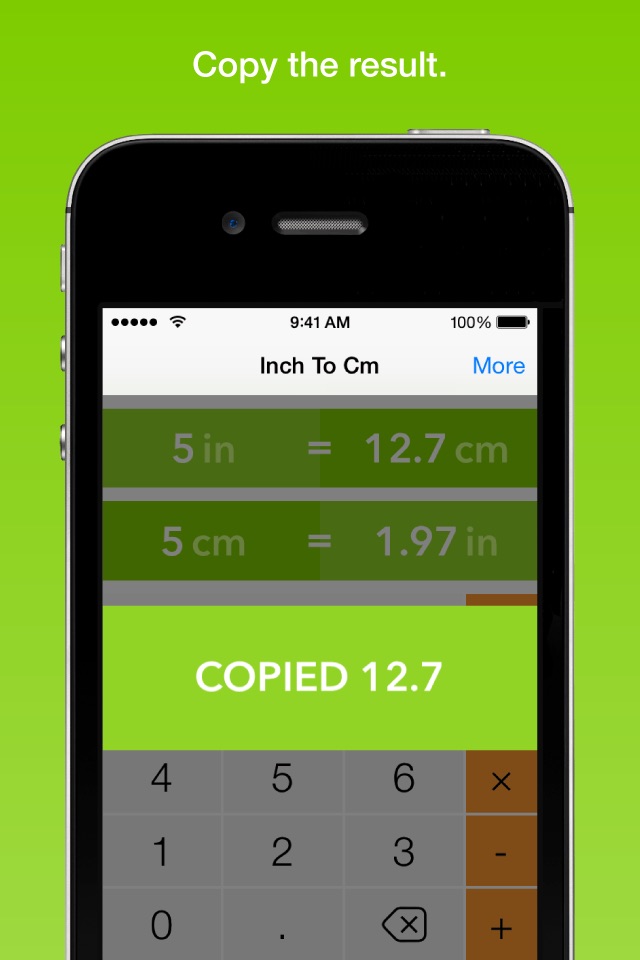 Inch To Centimeter, the fastest length converter screenshot 3