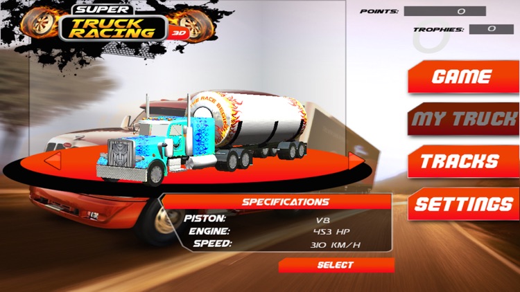 Super Truck Racing 3D