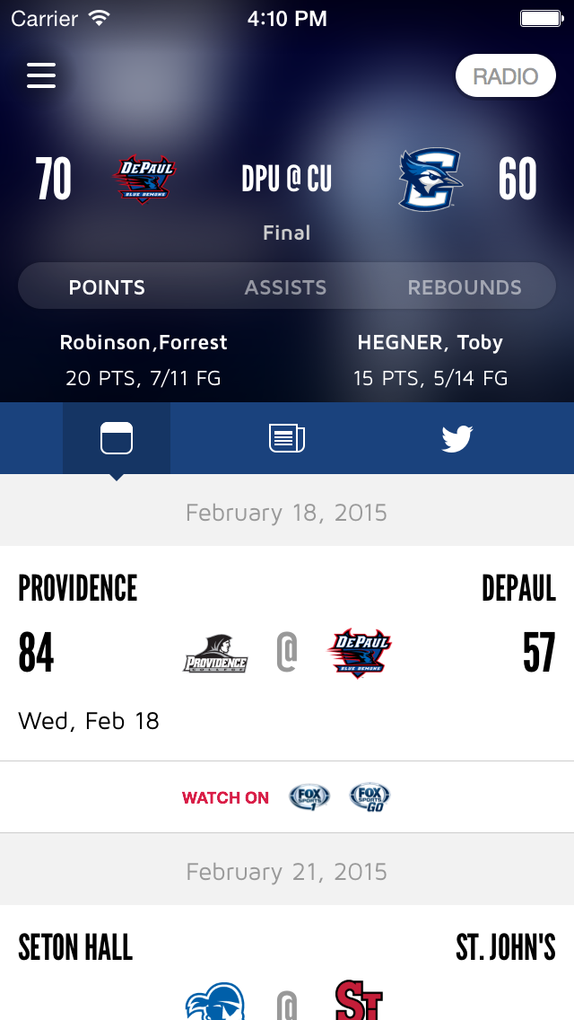 How to cancel & delete BIG EAST Men’s Basketball Tournament from iphone & ipad 1