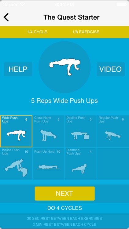 Push Ups: Full Fitness Buddy Workout Personal Trainer to Lose Weight and Burn Calories screenshot-3