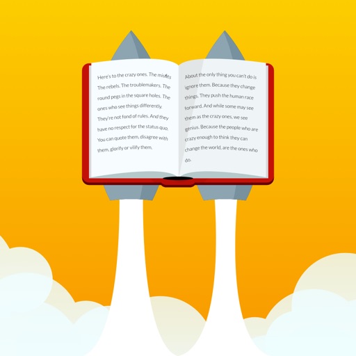 Acceleread Speed Reading Trainer iOS App