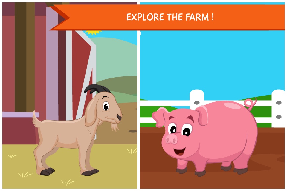 Peekaboo Farm Animals - fun learning game for kids screenshot 3