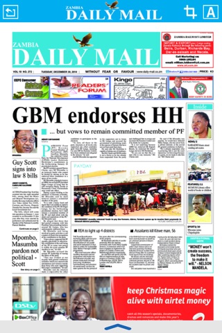 ZAMBIA DAILY MAIL screenshot 3