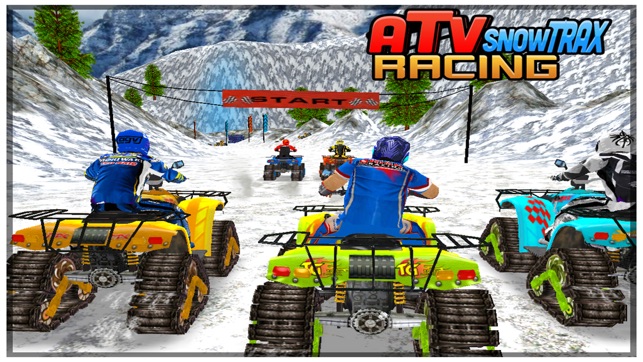 ATV Snow Trax Racing ( on 3D Ice road tracks )(圖3)-速報App