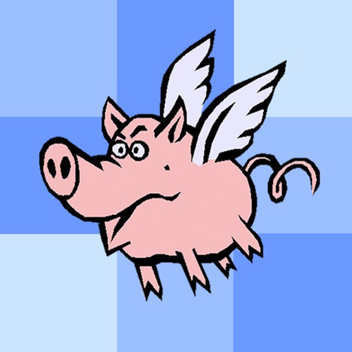 Flying Pig: Change color to get higher iOS App