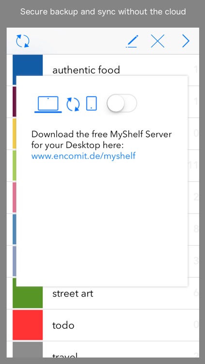 MyShelf -  Note & Image Manager. Organize in color. screenshot-4