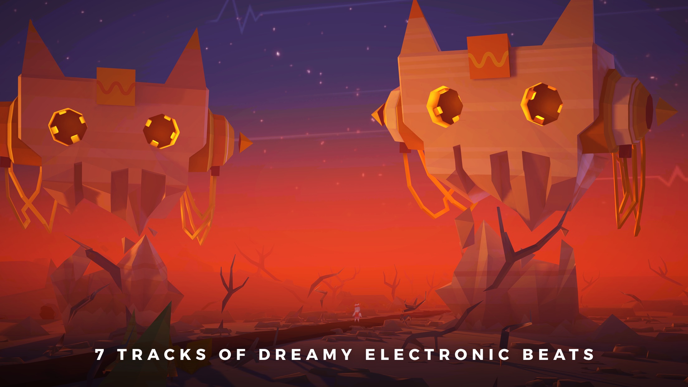 Screenshot do app Adventures of Poco Eco - Lost Sounds: Experience Music and Animation Art in an Indie Game