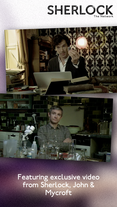 Sherlock: The Network. Official App of the hit TV detective series screenshot